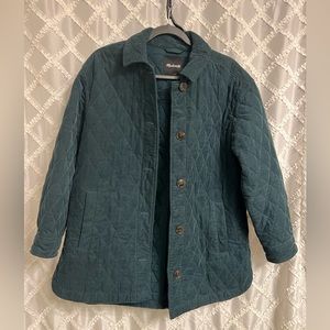 Madewell Quilted Corduroy Walton Shirt Jacket